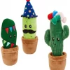 Frisco Birthday Cactus Plush Squeaky Dog Toy, 3 count -Pet Food Gear Shop 264426 MAIN. SY630 V1618924013