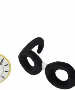 Frisco Magic Pocket Watch & Glasses Plush Squeaky Dog Toy, 2 count