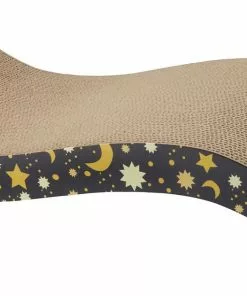 Frisco Magic Moon & Stars Wave Scratcher Cat Toy with Catnip