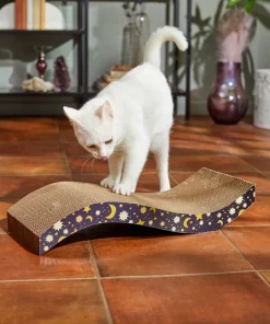 Frisco Magic Moon & Stars Wave Scratcher Cat Toy with Catnip -Pet Food Gear Shop 265622 PT3. SY630 V1620939152