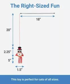 Frisco Magic Owl Teaser Wand Cat Toy with Catnip -Pet Food Gear Shop 265650 PT1. SY630 V1623351747