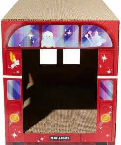 Frisco Magic Bus Cardboard Cat House, 2-Story -Pet Food Gear Shop 266701 PT2. SY630 V1621535893