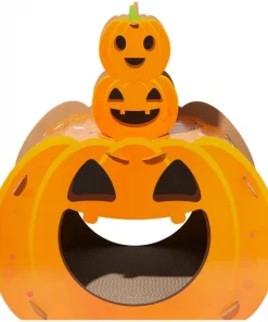 Frisco Halloween Jack-o-Lantern Cardboard Cat House -Pet Food Gear Shop 266703 PT2. SY630 V1621535930