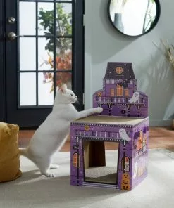 Frisco Halloween Mansion Cardboard Cat House, 2-Story 10 Frisco Halloween Mansion Cardboard Cat House, 2-Story -Pet Food Gear Shop 266705 PT3. SY630 V1621535913