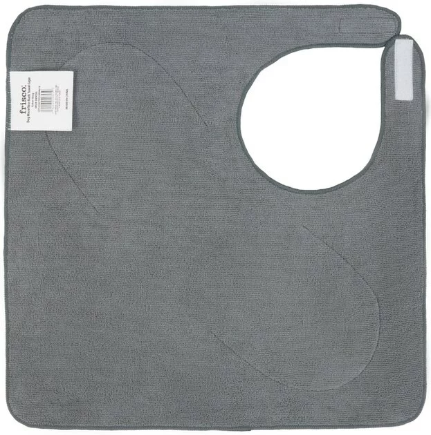 Frisco Embroidered Pawprint Microfiber Dog Bath Cape Towel 5 Frisco Embroidered Pawprint Microfiber Dog Bath Cape Towel - Image 3