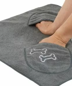 Frisco Embroidered Pawprint Microfiber Dog Bath Cape Towel 11 Frisco Embroidered Pawprint Microfiber Dog Bath Cape Towel -Pet Food Gear Shop 269036 PT3. SY630 V1624453678
