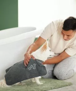 Frisco Embroidered Pawprint Microfiber Dog Bath Cape Towel 13 Frisco Embroidered Pawprint Microfiber Dog Bath Cape Towel -Pet Food Gear Shop 269036 PT5. SY630 V1624553138