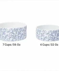 Frisco Blue Garden Non-skid Ceramic Dog Bowl 12 Frisco Blue Garden Non-skid Ceramic Dog Bowl -Pet Food Gear Shop 270197 PT5. SY630 V1620913360