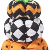 Frisco Halloween Fancy Pumpkin Plush Kicker Cat Toy with Catnip