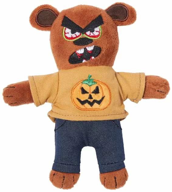 Frisco Halloween Good Bear, Bad Bear Reversible Plush Cat Toy with Catnip 5 Frisco Halloween Good Bear, Bad Bear Reversible Plush Cat Toy with Catnip - Image 3
