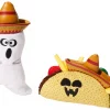 Frisco Halloween Fiesta Ghost & Taco Plush Cat Toy with Catnip, 2 count -Pet Food Gear Shop 270319 MAIN. SY630 V1621949321
