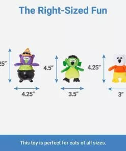 Frisco Halloween Owls Plush Cat Toy with Catnip, 3 count -Pet Food Gear Shop 270329 PT1. SY630 V1626285369