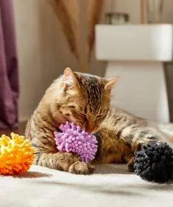 Frisco Halloween Moppy Ball Cat Toy with Catnip, 3 count -Pet Food Gear Shop 270337 PT3. SY630 V1624817812