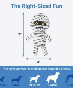 Frisco Halloween Mummy & Coffin Hide & Seek Puzzle Plush Squeaky Dog Toy -Pet Food Gear Shop 270365 PT2. SY630 V1626355279