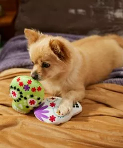 Frisco Sugar Skull Plush Squeaky Dog Toy -Pet Food Gear Shop 270443 PT3. SY630 V1624824826