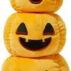 Frisco Halloween Jack-o-Lantern Tower Bottle Cruncher Plush Squeaky Dog Toy