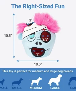 Frisco Halloween Zombie Hide and Seek Puzzle Plush Squeaky Dog Toy -Pet Food Gear Shop 270482 PT1. SY630 V1626284765