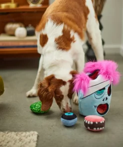 Frisco Halloween Zombie Hide and Seek Puzzle Plush Squeaky Dog Toy -Pet Food Gear Shop 270482 PT3. SY630 V1624817250
