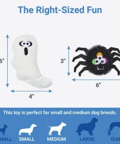 Frisco Halloween Jack-o-Lantern Hide & Seek Puzzle Plush Squeaky Dog Toy -Pet Food Gear Shop 270492 PT2. SY630 V1626285366