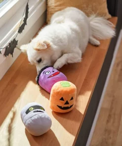 Frisco Halloween Haunted Friends Plush Squeaky Dog Toy, 3 count -Pet Food Gear Shop 270533 PT3. SY630 V1624825034
