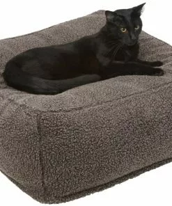 Frisco Sherpa Cube Pillow Cat & Dog Bed, Brown -Pet Food Gear Shop 270924 PT3. SY630 V1626294067