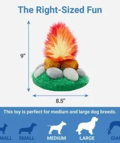 Frisco Camping Campfire Plush Squeaky Dog Toy -Pet Food Gear Shop 270987 PT1. SY630 V1626368513