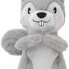 Frisco Camping Squirrel Plush Squeaky Dog Toy
