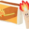 Frisco Camping Match Box 2-in-1 Plush Squeaky Dog Toy
