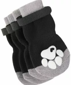 Frisco Non-Skid Dog Socks, Black 12 Frisco Non-Skid Dog Socks, Black -Pet Food Gear Shop 272491 PT4. SY630 V1634830053