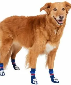 Frisco Non-Skid Navy Dog Socks, Red & White Stripe -Pet Food Gear Shop 272499 PT2. SY630 V1634829432