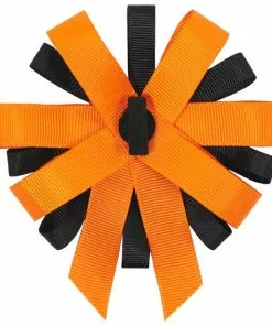 Frisco Orange Glitter Dog Collar with Pumpkin Ribbon -Pet Food Gear Shop 272844 PT4. SY630 V1624047473