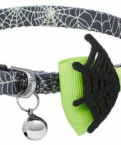 Frisco Spiderweb Cat Collar with Spiderweb Bow