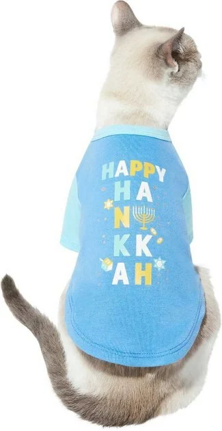 Frisco Happy Hanukkah Dog & Cat T-shirt 5 Frisco Happy Hanukkah Dog & Cat T-shirt - Image 3