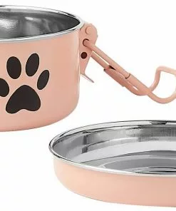 Frisco Complete Travel Stainless Steel Dog & Cat Feeder Bowl -Pet Food Gear Shop 277506 PT4. SY630 V1627935081
