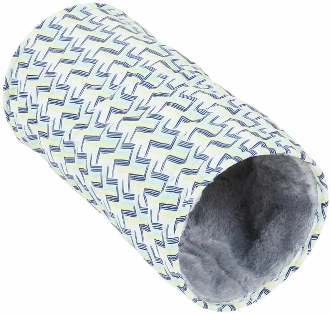 Frisco Small Pet Geometric Crinkle Plush Tunnel 5 Frisco Small Pet Geometric Crinkle Plush Tunnel - Image 3