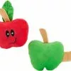 Frisco Teacher's Apple Plush Cat Toy with Catnip, 2 count -Pet Food Gear Shop 279415 MAIN. SY630 V1628191204