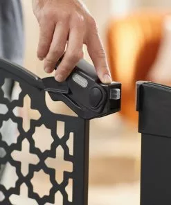 Frisco Metal Pattern Extra Tall Auto-close Dog Gate -Pet Food Gear Shop 280288 PT4. SY630 V1627400475