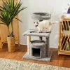 Frisco 42-in Real Carpet Cat Tree with Condo, Grey -Pet Food Gear Shop 282755 MAIN. SY630 V1621949365