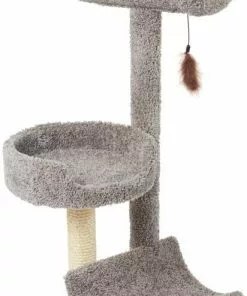 Frisco 45-in Real Carpet Cat Tree, Gray 8 Frisco 45-in Real Carpet Cat Tree, Gray -Pet Food Gear Shop 282761 PT2. SY630 V1622813259