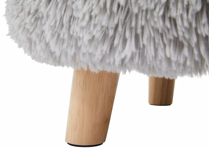 Frisco Eyelash Fur Round Elevated Cat Bed 5 Frisco Eyelash Fur Round Elevated Cat Bed - Image 3