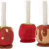 Frisco Candy Apples Plush Squeaky Dog Toy, 3 count