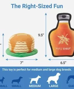 Frisco Pancakes & Maple Syrup Plush Squeaky Dog Toy, 2 count 6 Frisco Pancakes & Maple Syrup Plush Squeaky Dog Toy, 2 count -Pet Food Gear Shop 285627 PT1. SY630 V1636990879