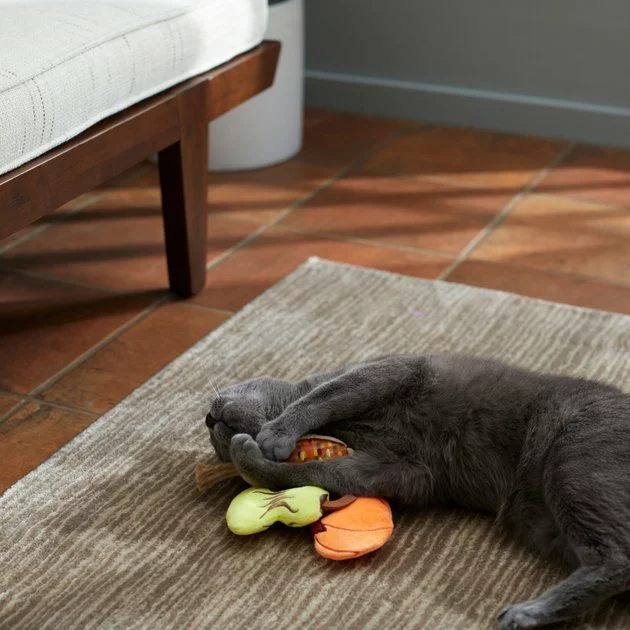 Frisco Fall Harvest Plush Cat Toy with Catnip, 3 count 5 Frisco Fall Harvest Plush Cat Toy with Catnip, 3 count - Image 3