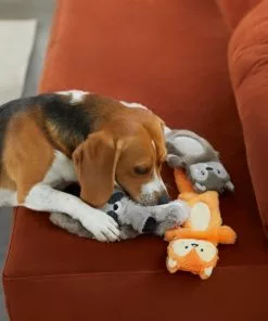 Frisco Forest Friends Stuffing-Free Skinny Plush Squeaky Dog Toy -Pet Food Gear Shop 286571 PT3. SY630 V1634318565