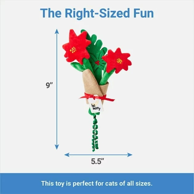 Frisco Flower Bouquet Plush Cat Toy with Catnip 4 Frisco Flower Bouquet Plush Cat Toy with Catnip - Image 2