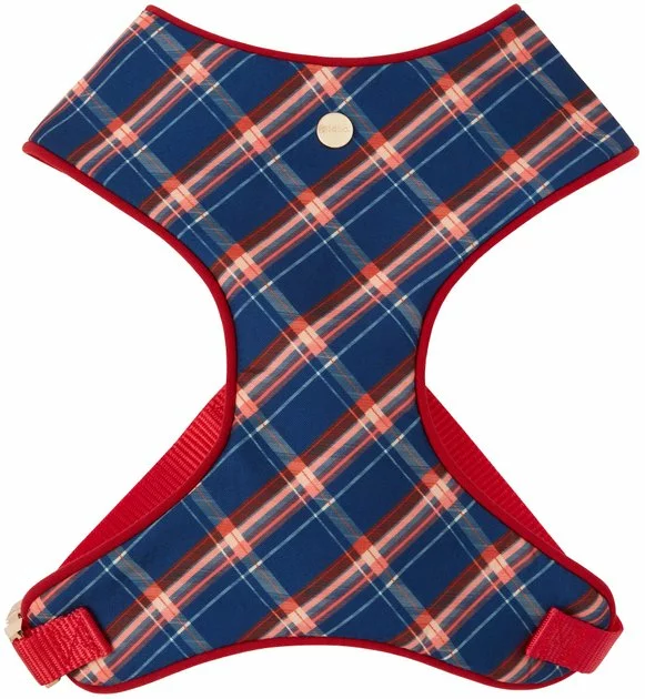 Frisco Fashion Over-The-Head Harness, Blue Plaid 3 Frisco Fashion Over-The-Head Harness, Blue Plaid