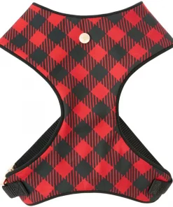 Frisco Fashion Over-The-Head Harness, Buffalo Plaid