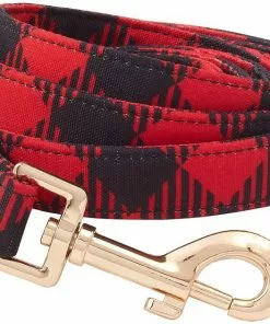 Frisco Fashion Leash, Buffalo Plaid