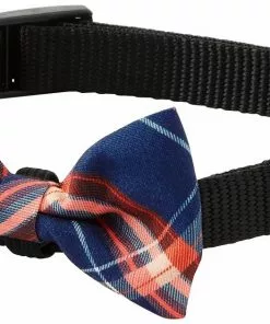 Frisco Fashion Bow, Blue Plaid, XS/SM -Pet Food Gear Shop 287528 PT5. SY630 V1632315389