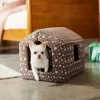 Frisco Holiday Dog & Cat Gingerbread House Bed